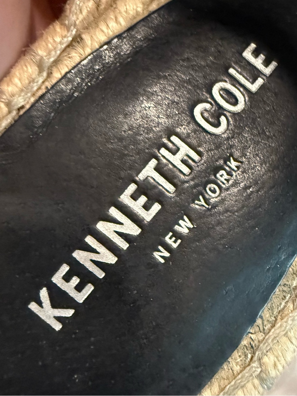 Kenneth Cole Olivia Navy Suede Espadrille Wedge Sandals Women’s 10 LIKE NEW - Picture 2 of 8